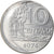 Coin, Brazil, 10 Centavos, 1974, error off center strike, AU(55-58), Stainless