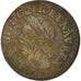 Moneta, Francja, Louis XIII, Double Tournois, 1643, Corbeil, VF(30-35), Miedź