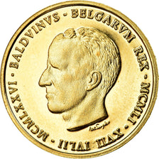 Münze, Belgien, Baudouin I, 20 Francs, 20 Frank, 1976, STGL, Gold