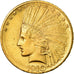 Moneta, USA, Indian Head, $10, Eagle, 1910, U.S. Mint, Philadelphia, AU(55-58)