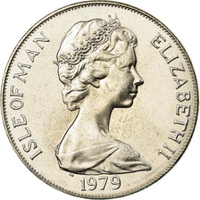 Moeda, Ilha de Man, Elizabeth II, Crown, 1979, Pobjoy Mint, AU(50-53)