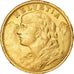 Coin, Switzerland, 20 Francs, 1898, Bern, MS(60-62), Gold, KM:35.1