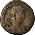 Moneda, Gratian, Maiorina, 378-383, Roma, BC+, Cobre