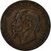 Coin, Italy, Vittorio Emanuele II, 10 Centesimi, 1866, Strasbourg, VF(30-35)