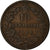 Monnaie, Italie, Vittorio Emanuele II, 10 Centesimi, 1866, Strasbourg, TB+