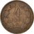 Monnaie, Autriche, Franz Joseph I, 4 Kreuzer, 1861, TB, Cuivre, KM:2194