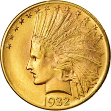 Moneta, Stati Uniti, Indian Head, $10, Eagle, 1932, U.S. Mint, Philadelphia