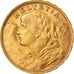 Coin, Switzerland, 20 Francs, 1947, Bern, MS(60-62), Gold, KM:35.2