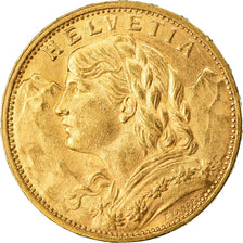 Münze, Schweiz, 20 Francs, 1897, Bern, VZ, Gold, KM:35.1