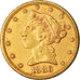 Moneta, Stati Uniti, Coronet Head, $5, Half Eagle, 1886, U.S. Mint, San