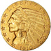 Moneta, Stati Uniti, Indian Head, $5, Half Eagle, 1910, U.S. Mint, San