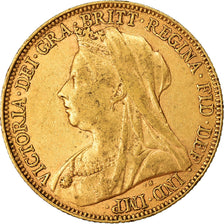 Moeda, Grã-Bretanha, Victoria, Sovereign, 1898, EF(40-45), Dourado, KM:785