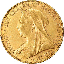 Munten, Groot Bretagne, Victoria, Sovereign, 1900, ZF+, Goud, KM:785