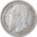 Moneta, Belgia, Leopold II, 2 Francs, 2 Frank, 1909, EF(40-45), Srebro, KM:59