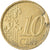 België, 10 Euro Cent, 2001, Fautée, ZF, Aluminum-Bronze
