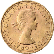 Coin, Great Britain, Elizabeth II, Sovereign, 1968, MS(64), Gold, KM:908