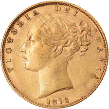 Munten, Groot Bretagne, Victoria, Sovereign, 1872, ZF+, Goud, KM:736.2