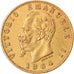 Moneda, Italia, Vittorio Emanuele II, 20 Lire, 1864, Torino, MBC+, Oro, KM:10.1