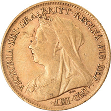 Moneta, Wielka Brytania, Victoria, 1/2 Sovereign, 1895, London, EF(40-45)