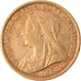 Moeda, Grã-Bretanha, Victoria, 1/2 Sovereign, 1899, London, EF(40-45), Dourado