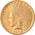 Coin, United States, Indian Head, $10, Eagle, 1908, U.S. Mint, Philadelphia