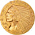 Moneta, Stati Uniti, Indian Head, $5, Half Eagle, 1909, Philadelphia, BB, Oro