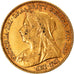 Moneda, Gran Bretaña, Victoria, 1/2 Sovereign, 1897, MBC, Oro, KM:784