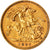 Moneda, Gran Bretaña, Victoria, 1/2 Sovereign, 1897, MBC, Oro, KM:784