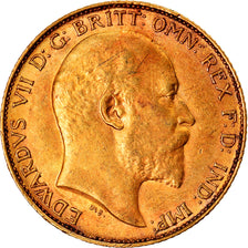 Moneta, Wielka Brytania, Edward VII, 1/2 Sovereign, 1902, EF(40-45), Złoto