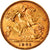 Moneda, Gran Bretaña, Edward VII, 1/2 Sovereign, 1902, MBC, Oro, KM:804