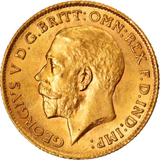 Moneta, Wielka Brytania, George V, 1/2 Sovereign, 1911, AU(55-58), Złoto