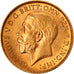 Moneda, Gran Bretaña, George V, 1/2 Sovereign, 1912, London, EBC, Oro, KM:819