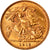 Coin, Great Britain, George V, 1/2 Sovereign, 1912, London, AU(55-58), Gold