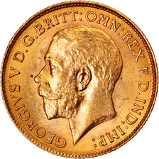 Moneta, Wielka Brytania, George V, 1/2 Sovereign, 1914, London, AU(55-58)