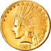 Moneta, USA, Indian Head, $10, Eagle, 1932, U.S. Mint, Philadelphia, AU(55-58)