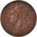 Moneta, Gran Bretagna, George IV, Farthing, 1825, BB+, Rame, KM:677