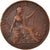 Moneta, Gran Bretagna, George IV, Farthing, 1825, BB+, Rame, KM:677