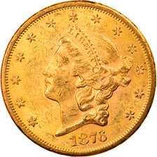 Moneta, Stati Uniti, Liberty Head, $20, Double Eagle, 1876, San Francisco, BB+