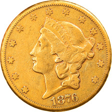 Münze, Vereinigte Staaten, Liberty Head, $20, Double Eagle, 1876, U.S. Mint