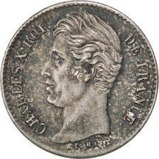 Coin, France, Charles X, 1/4 Franc, 1829, Rouen, MS(60-62), Silver, KM:722.2