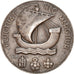 France, Médaille, Ville de Paris, Fluctuat nec Mergitur, 1956, Delannoy, TTB+