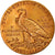 Moneta, USA, Indian Head, $5, Half Eagle, 1908, U.S. Mint, Philadelphia