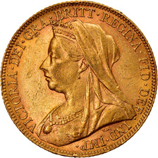 Munten, Groot Bretagne, Victoria, Sovereign, 1899, ZF+, Goud, KM:785