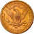 Coin, United States, Coronet Head, $5, Half Eagle, 1891, U.S. Mint, Carson City