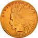 Moneta, Stati Uniti, Indian Head, $10, Eagle, 1909, U.S. Mint, Denver, BB+, Oro