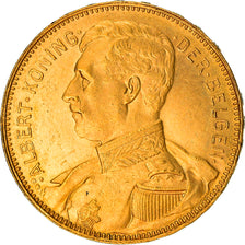 Coin, Belgium, Albert I, 20 Francs, 20 Frank, 1914, MS(60-62), Gold, KM:79