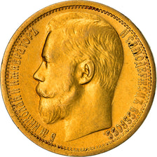 Moneta, Russia, Nicholas II, 15 Roubles, 1897, St. Petersburg, EF(40-45)