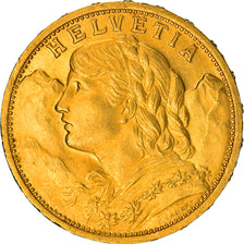 Münze, Schweiz, 20 Francs, 1900, Bern, VZ, Gold, KM:35.1