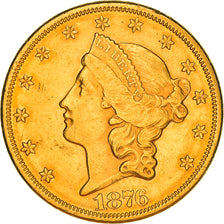 Moeda, Estados Unidos da América, Liberty Head, $20, Double Eagle, 1876, U.S.