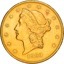 Moeda, Estados Unidos da América, Liberty Head, $20, Double Eagle, 1903, U.S.